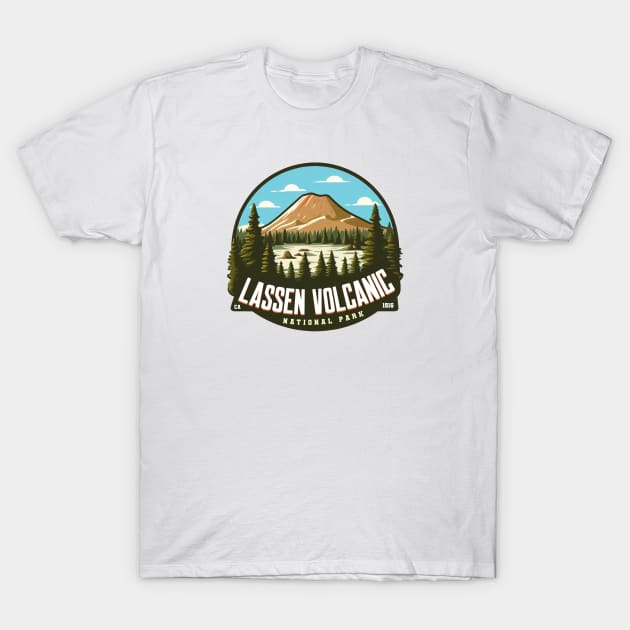 Lassen Volcanic National Park T-Shirt by Americansports